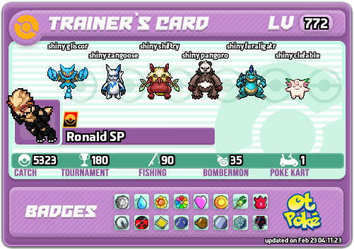 Ronald SP Card otPokemon.com