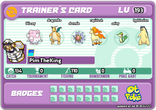 Pim TheKing Card otPokemon.com