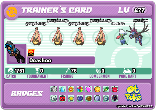 Ooashoo Card otPokemon.com