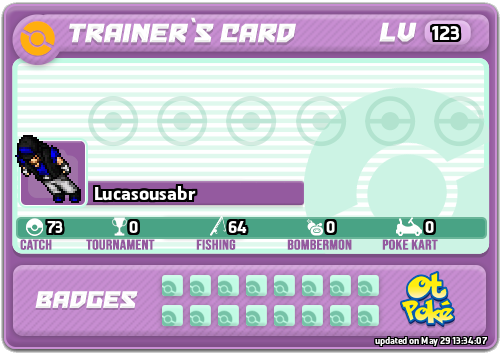 Lucasousabr Card otPokemon.com