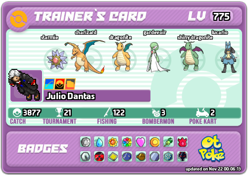 Julio Dantas Card otPokemon.com