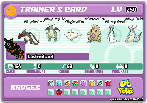 Lostmikael Card otPokemon.com