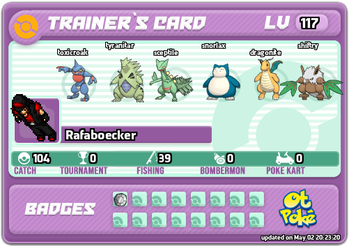 Rafaboecker Card otPokemon.com
