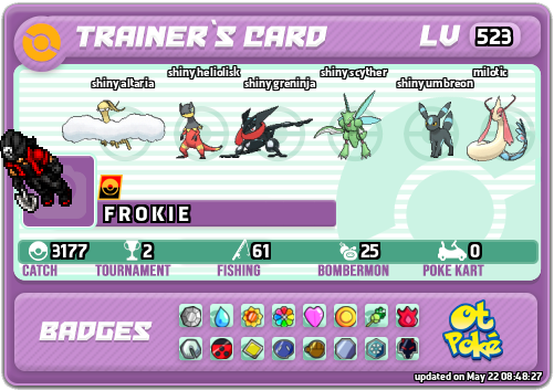 F R O K I E Card otPokemon.com