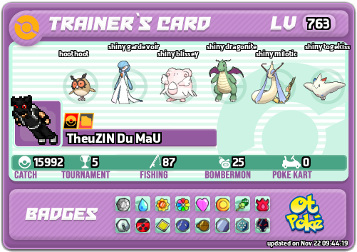 TheuZIN Du MaU Card otPokemon.com