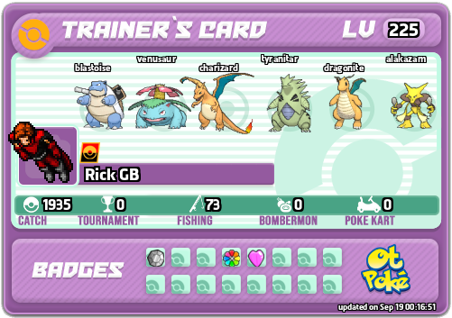 Rick GB Card otPokemon.com