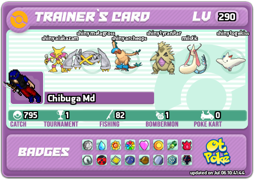 Chibuga Md Card otPokemon.com