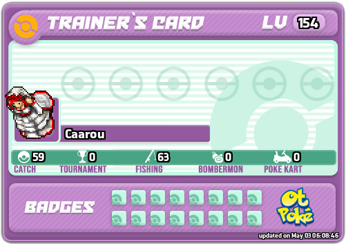 Caarou Card otPokemon.com