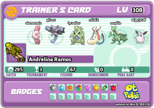 Andrelina Ramos Card otPokemon.com