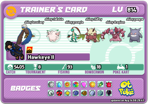 Hawkeye II Card otPokemon.com