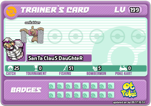 SanTa ClauS DauGhteR Card otPokemon.com