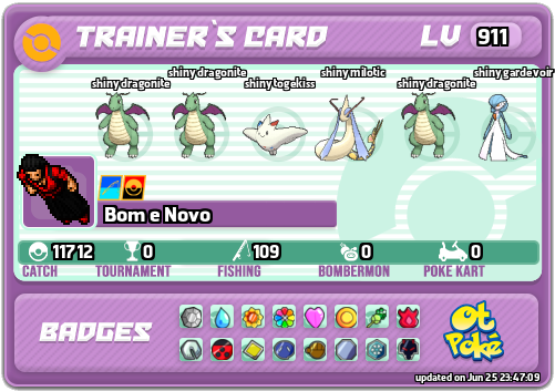 Bom e Novo Card otPokemon.com