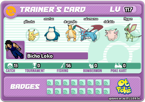 Bicho Loko Card otPokemon.com