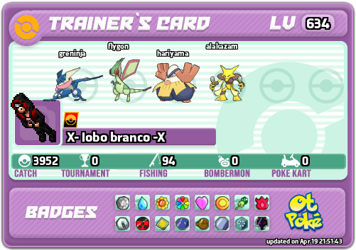 X- lobo branco -X Card otPokemon.com