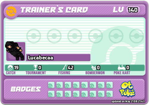 Lucabecaa Card otPokemon.com