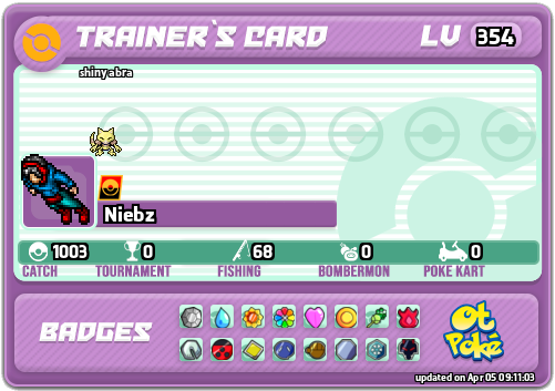 Niebz Card otPokemon.com