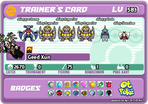 Geed Xun Card otPokemon.com