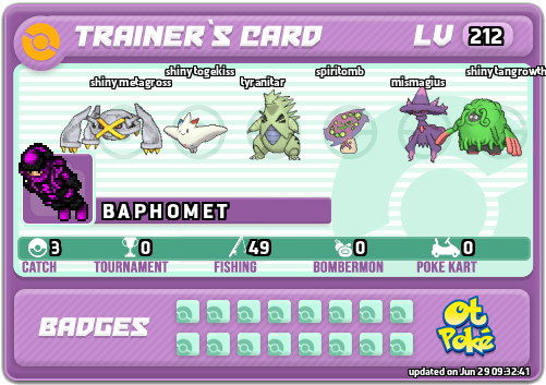 B A P H O M E T Card otPokemon.com