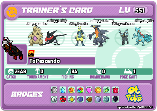 ToPescando Card otPokemon.com