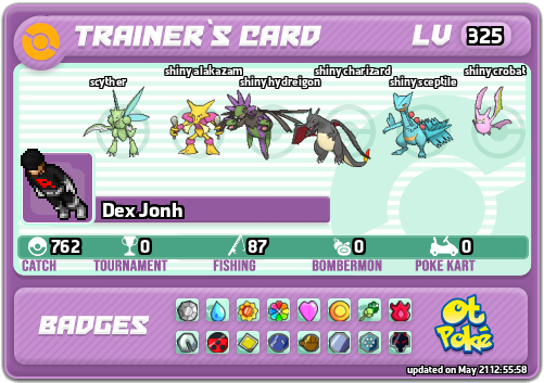 Dex Jonh Card otPokemon.com