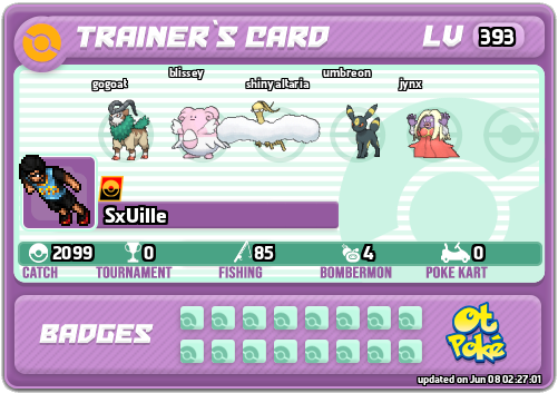 SxUille Card otPokemon.com