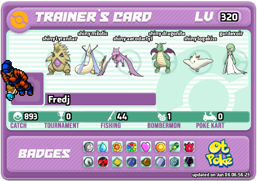 Fredj Card otPokemon.com