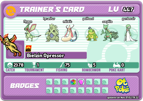 Bielzin Opressor Card otPokemon.com