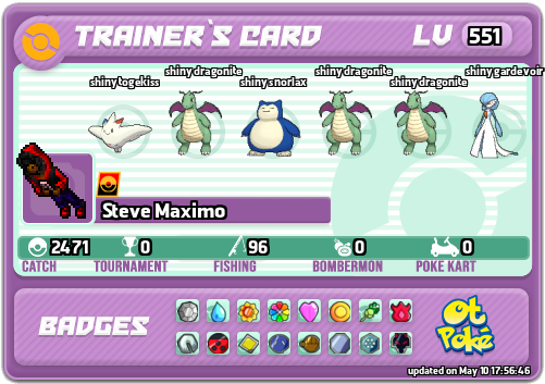 Steve Maximo Card otPokemon.com