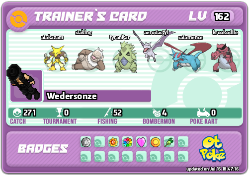 Wedersonze Card otPokemon.com