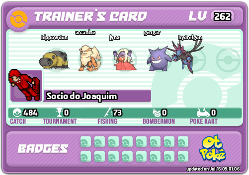 Socio do Joaquim Card otPokemon.com