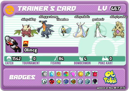 Olincg Card otPokemon.com