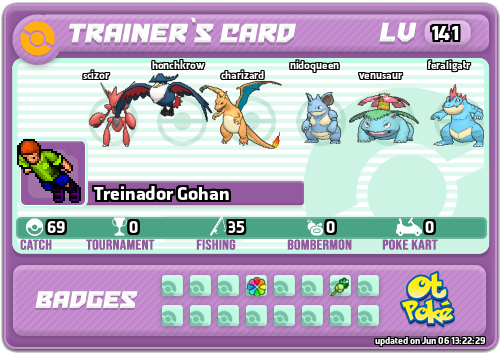 Treinador Gohan Card otPokemon.com