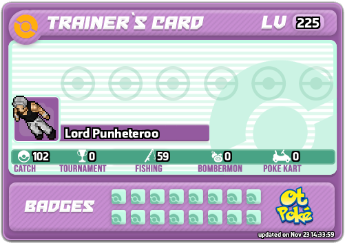 Lord Punheteroo Card otPokemon.com