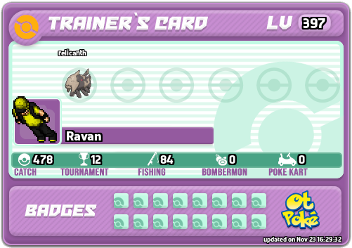 Ravan Card otPokemon.com