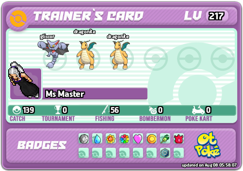 Ms Master Card otPokemon.com
