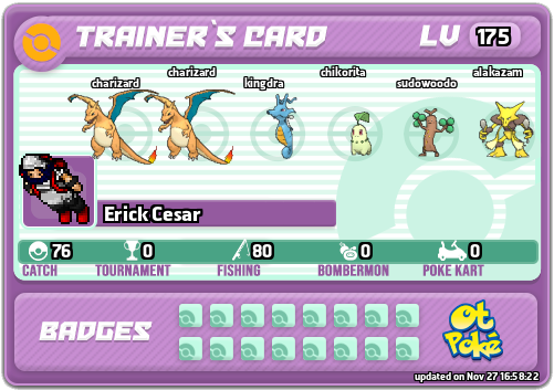 Erick Cesar Card otPokemon.com