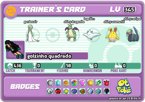 golzinho quadrado Card otPokemon.com