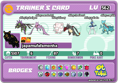 japamufafamonha Card otPokemon.com