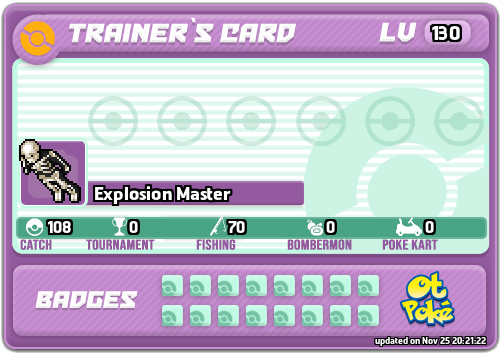 Explosion Master Card otPokemon.com