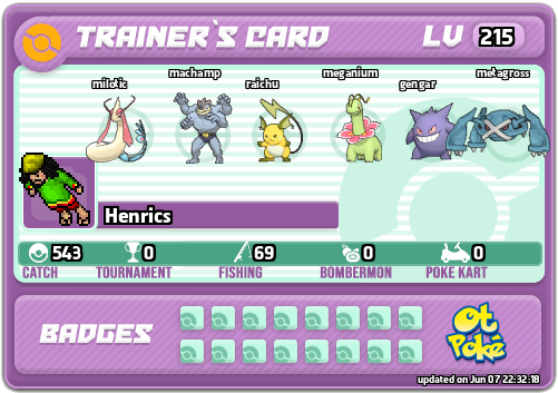 Henrics Card otPokemon.com