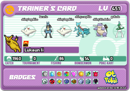 Lukaun Ii Card otPokemon.com