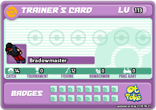 Bradowmaster Card otPokemon.com
