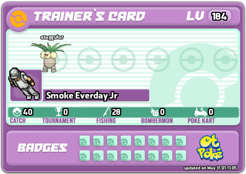 Smoke Everday Jr Card otPokemon.com