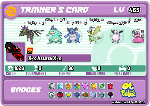 X-x Asuna X-x Card otPokemon.com
