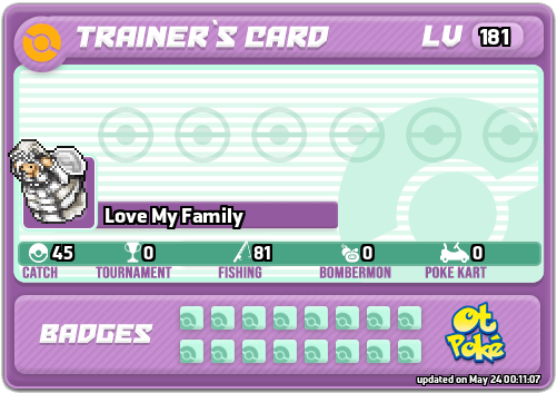 Love My Family Card otPokemon.com