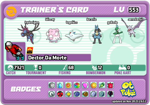 Dector Da Morte Card otPokemon.com