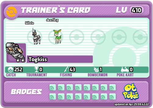 Togkiss Card otPokemon.com