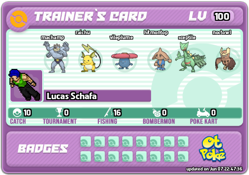 Lucas Schafa Card otPokemon.com