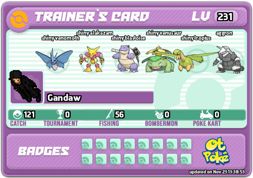 Gandaw Card otPokemon.com