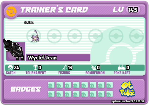 Wyclef Jean Card otPokemon.com